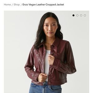 Faux Leather Jacket from Michael Stars